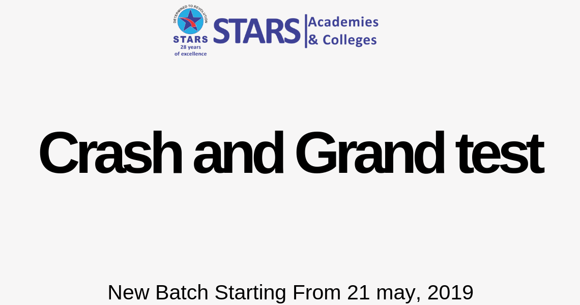 stars academy nmdcat test