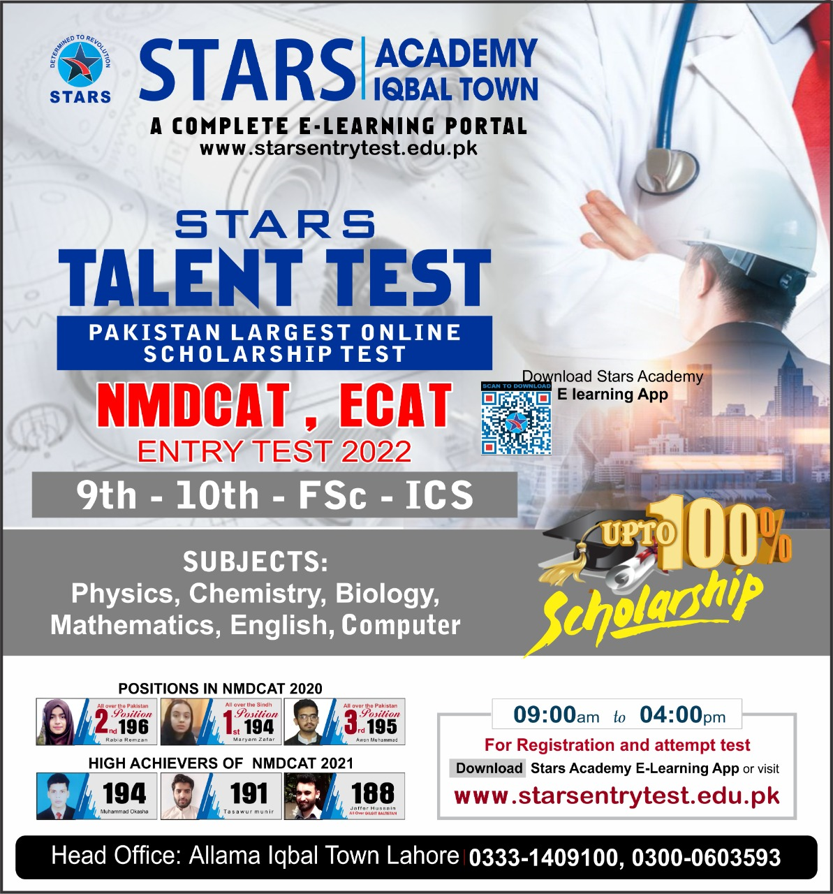 Stars Talent Hunt Test 2022